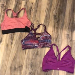 Victoria’s Secret sports bra trio